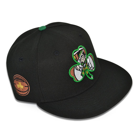 Boston Celtics "GET LUCKY" Exclusive New Era 59Fifty Fitted Hat - Black