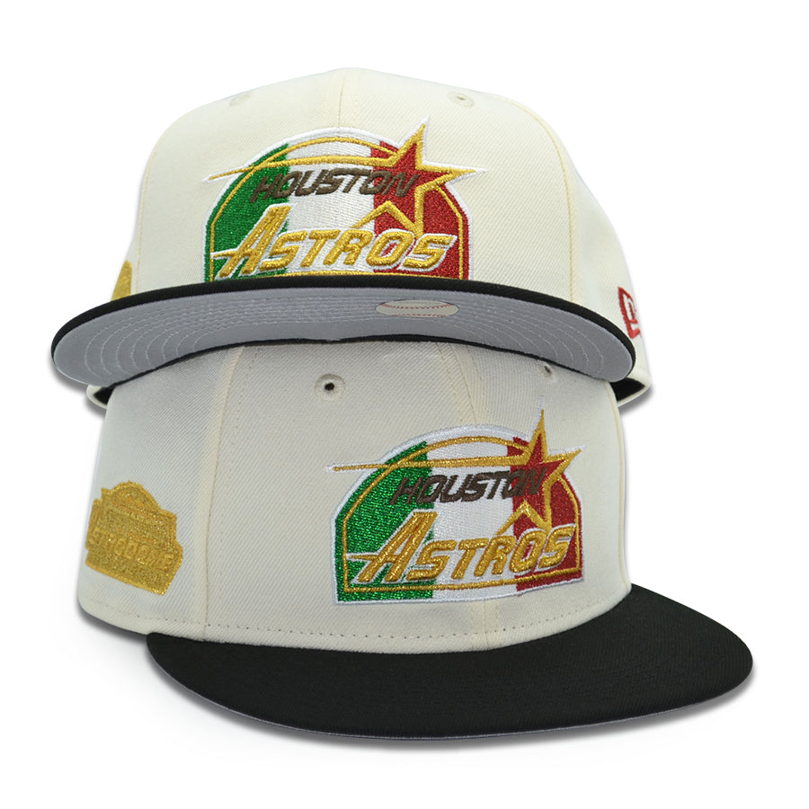 🚨PRE-ORDER ONLY! ETA 9/01/26-9/30/26🚨 Houston Astros "TX CUP" Exclusive New Era 59Fifty Fitted Hat - Chrome/Black