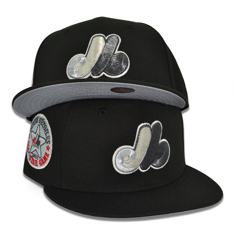 Montreal Expos "EVERYDAY EXPOS" Exclusive New Era 59Fifty Fitted Hat - Black