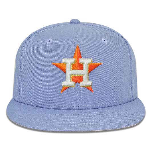 Houston Astros "MY HEART" Exclusive New Era 59Fifty Fitted Hat - Lavender/Pink UV