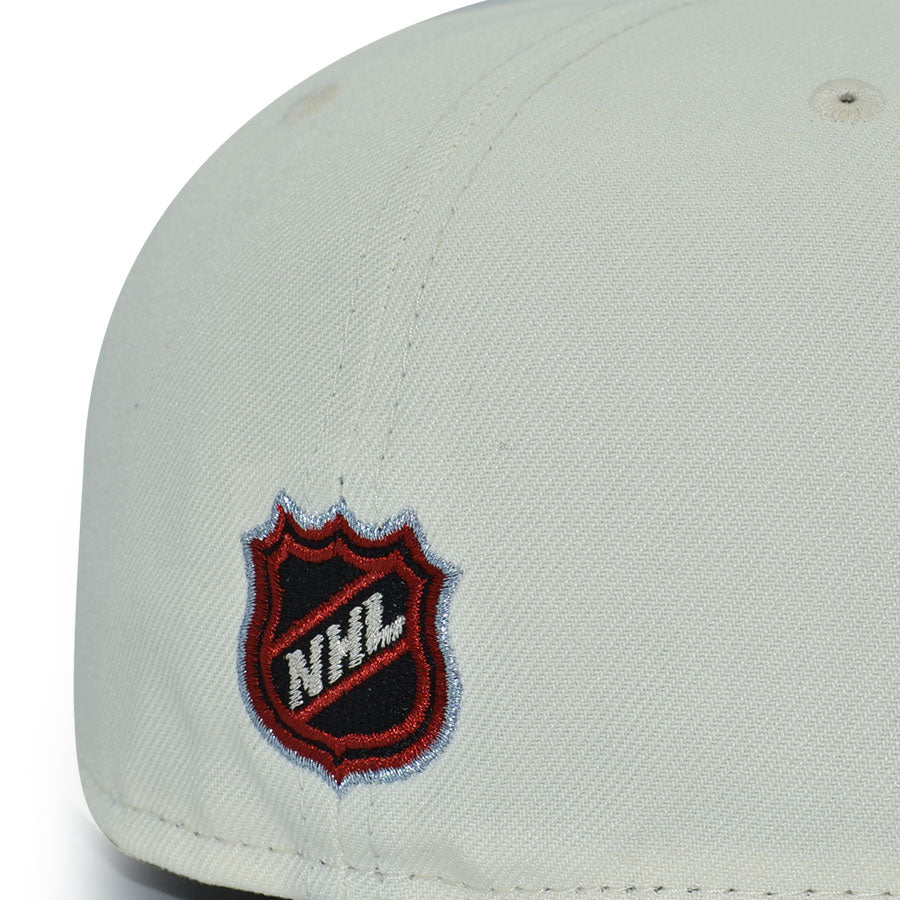 San Jose Sharks "JAWS" Exclusive New Era 59Fifty Fitted Hat - Chrome/Black