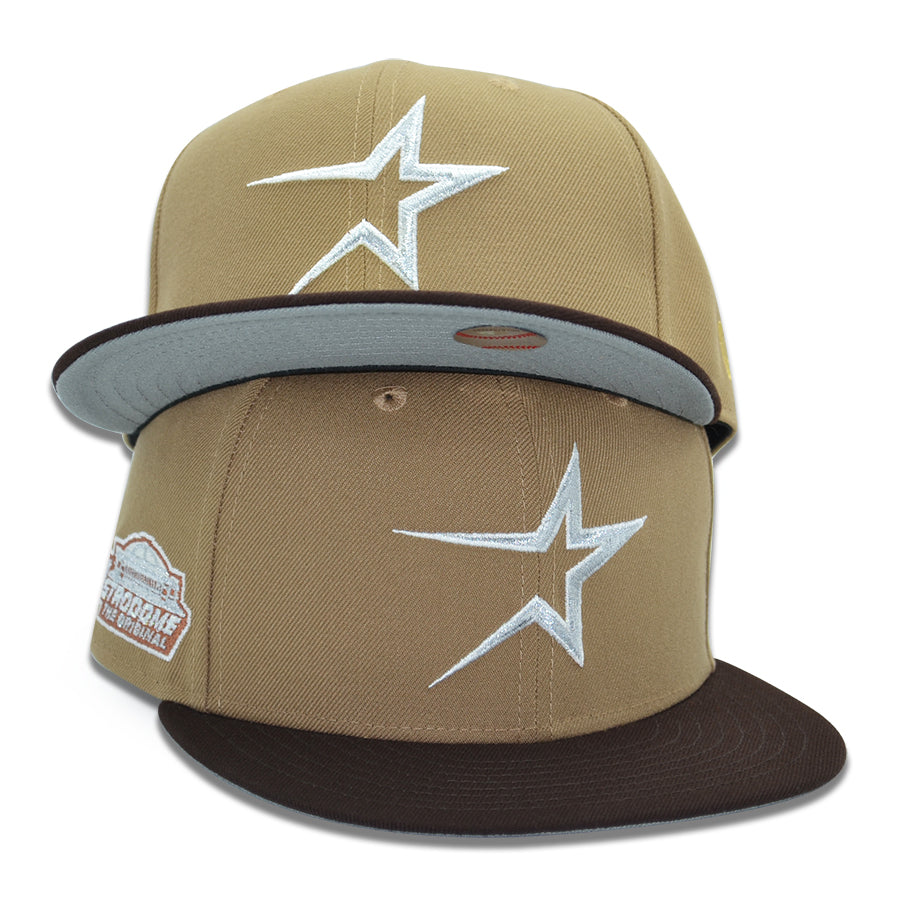 Houston Astros "COZYHARTT 3.0" Exclusive New Era 59Fifty Fitted Hat - Khaki/Burntwood