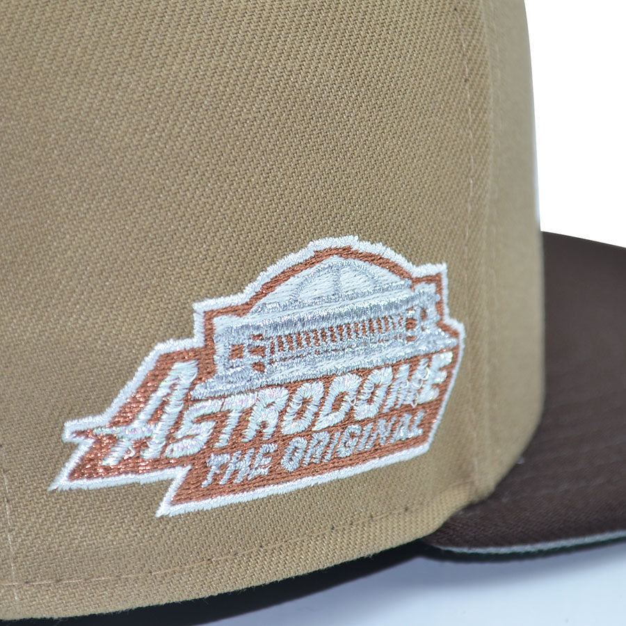 Houston Astros "COZYHARTT 3.0" Exclusive New Era 59Fifty Fitted Hat - Khaki/Burntwood