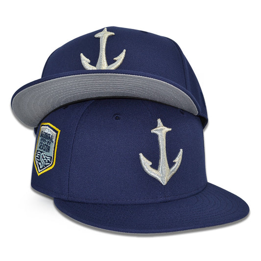 Seattle Kraken "CAP'N KRAKEN" Exclusive New Era 59Fifty Fitted Hat - Navy