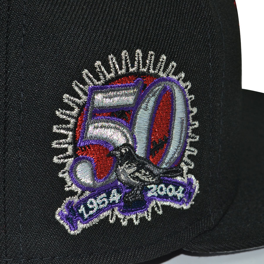 Baltimore Orioles "DARK RAVEN" Exclusive New Era 59Fifty Fitted Hat - Black