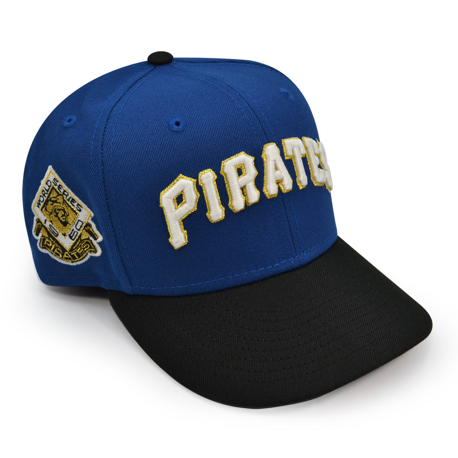 Pittsburgh Pirates 1960 WORLD SERIES Exclusive New Era 59Fifty Fitted Hat - Blue/Black