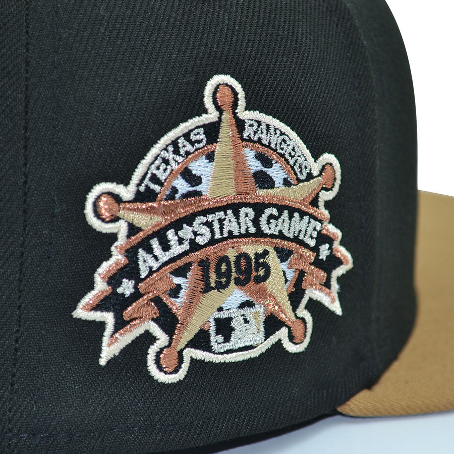 Texas Rangers "TRES LECHES" Exclusive New Era 59Fifty Fitted Hat - Black/Wheat