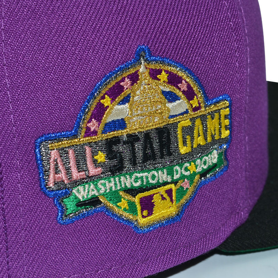 Washington Nationals "WARIO" Exclusive New Era 59Fifty Fitted Hat - Sparkling Grape/Black