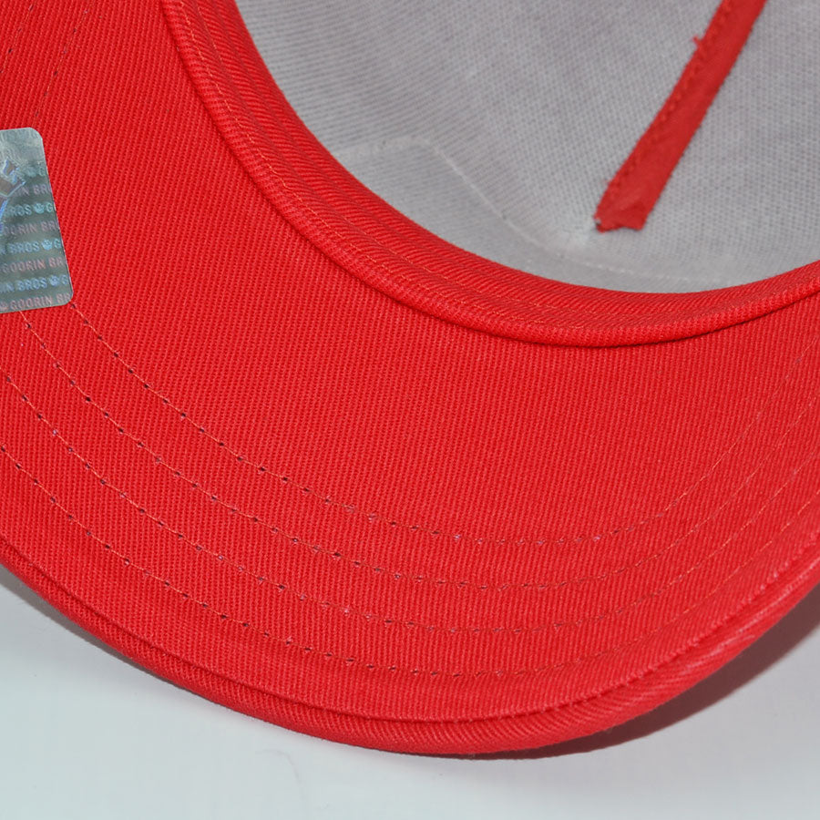 THE BADDEST BOY ROTTWEILER Goorin Bros Mesh Trucker Snapback Hat - Red
