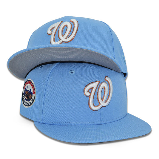 Washington Nationals "WHEELHOUSE" Exclusive New Era 59Fifty Fitted Hat -Steel Blue