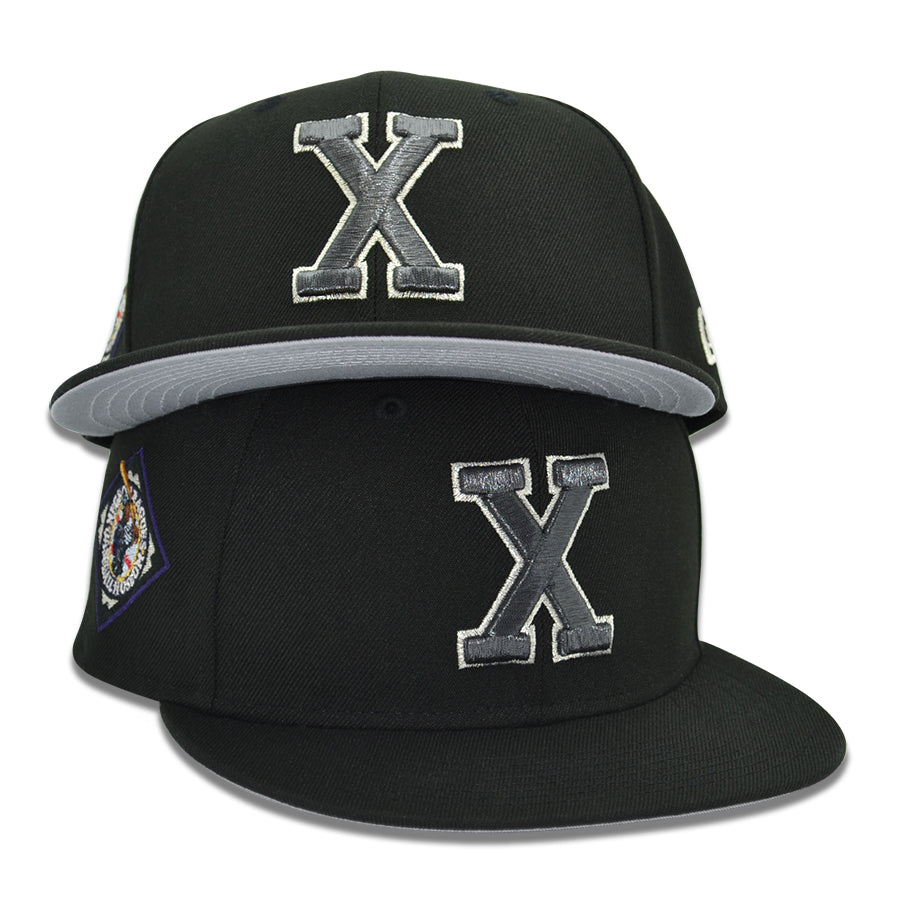 Cuban X Giants "X FACTOR" Negro League Exclusive New Era 59Fifty Fitted Hat - Black