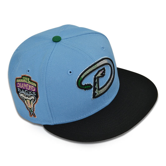Arizona Diamondbacks "STARDUST DRAGON" Exclusive New Era 59Fifty Fitted Hat - Sky/Black