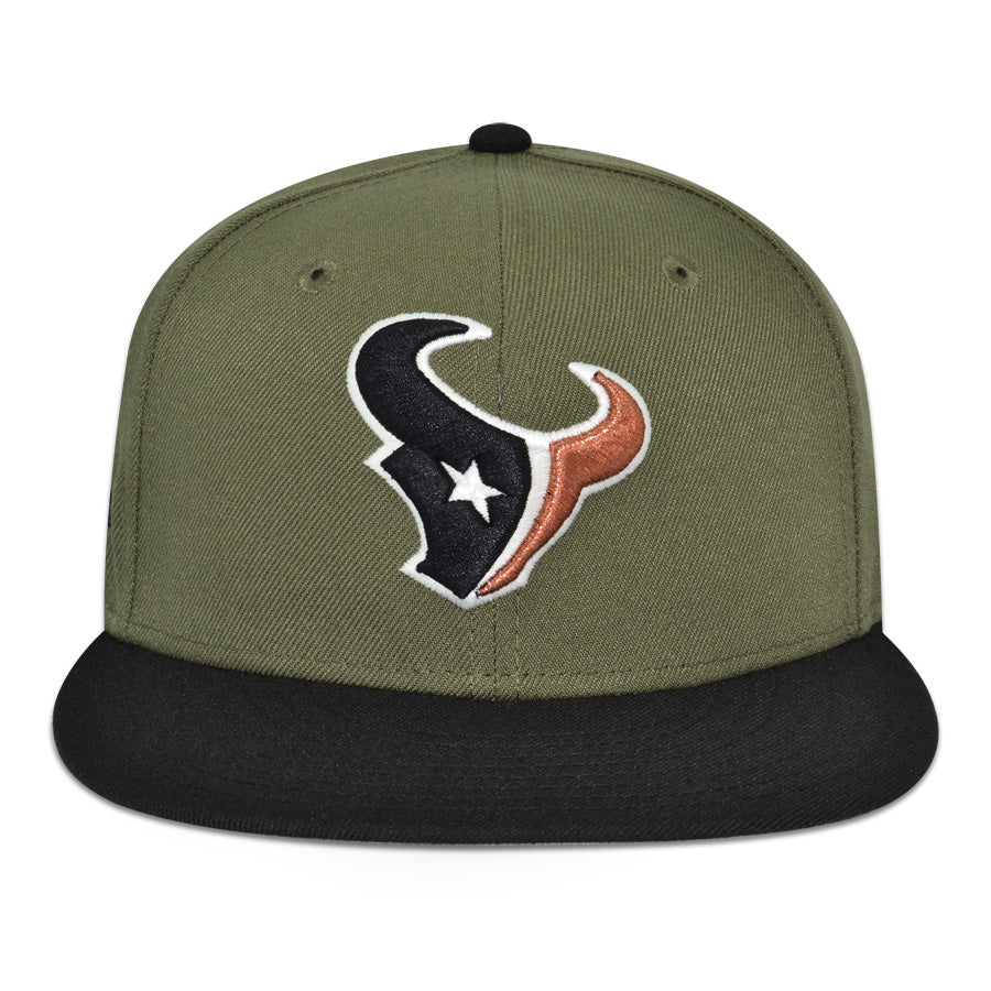 Houston Texans"HERMANN PARK" Exclusive New Era 59Fifty Fitted Hat - Olive/Black