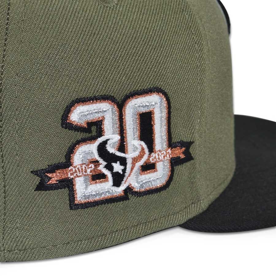 Houston Texans"HERMANN PARK" Exclusive New Era 59Fifty Fitted Hat - Olive/Black