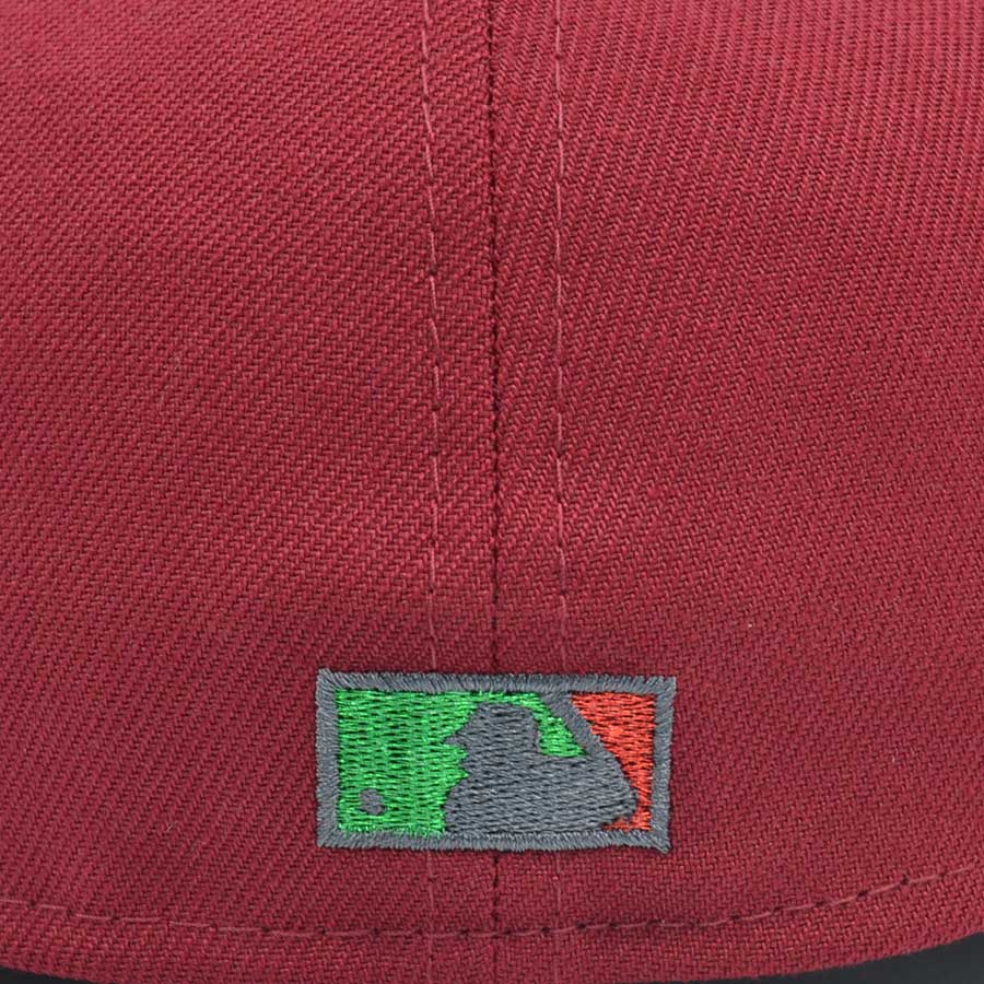 New York Yankees "THE ROSE THAT GREW FROM CONCRETE"  Exclusive New Era 59Fifty Fitted Hat - Cardinal/Maroon