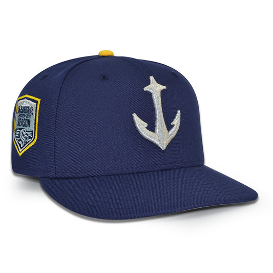 Seattle Kraken "CAP'N KRAKEN" Exclusive New Era 59Fifty Fitted Hat - Navy