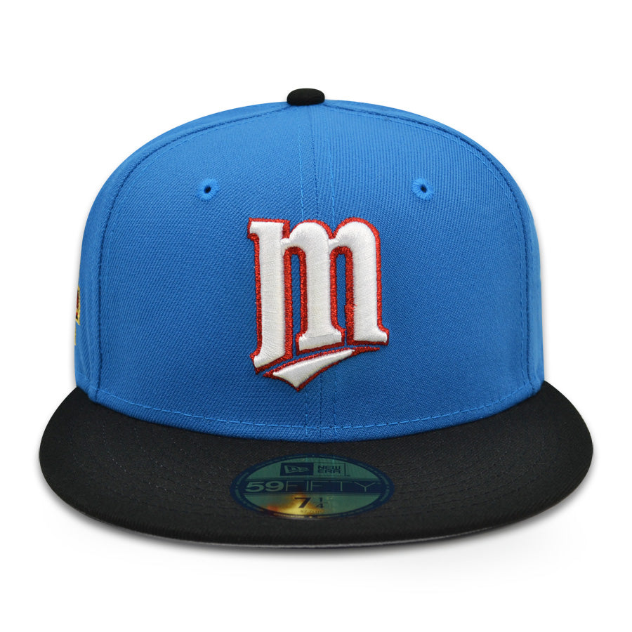 Minnesota Twins "YOU'RE ME, I'M YOU"  Exclusive New Era 59Fifty Fitted Hat - Serenity Blue/Black