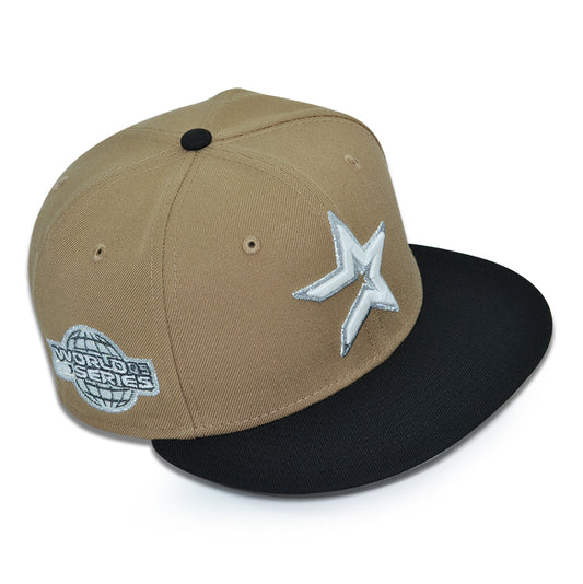 Houston Astros "COZYHARTT" Exclusive New Era 59Fifty Fitted Hat - Khaki/Black