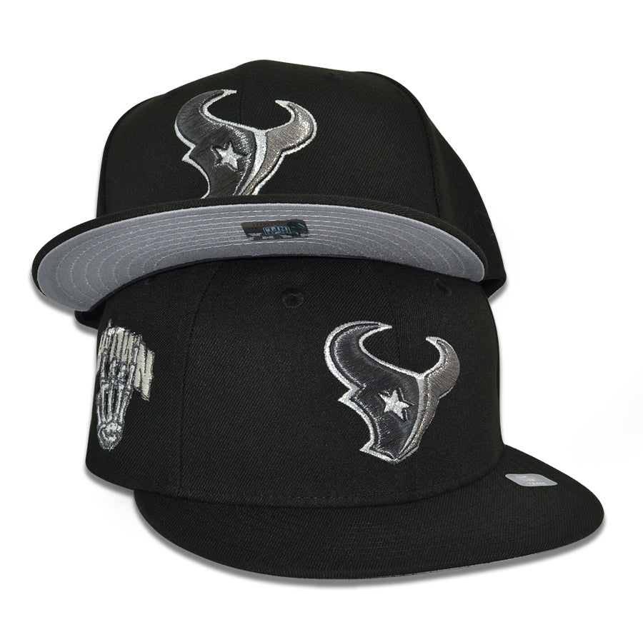 Houston Texans "MIDNITE TEXANS" Exclusive New Era 59Fifty Fitted Hat - Black