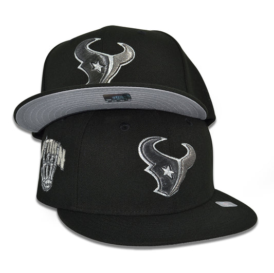 Houston Texans "MIDNITE TEXANS" Exclusive New Era 59Fifty Fitted Hat - Black