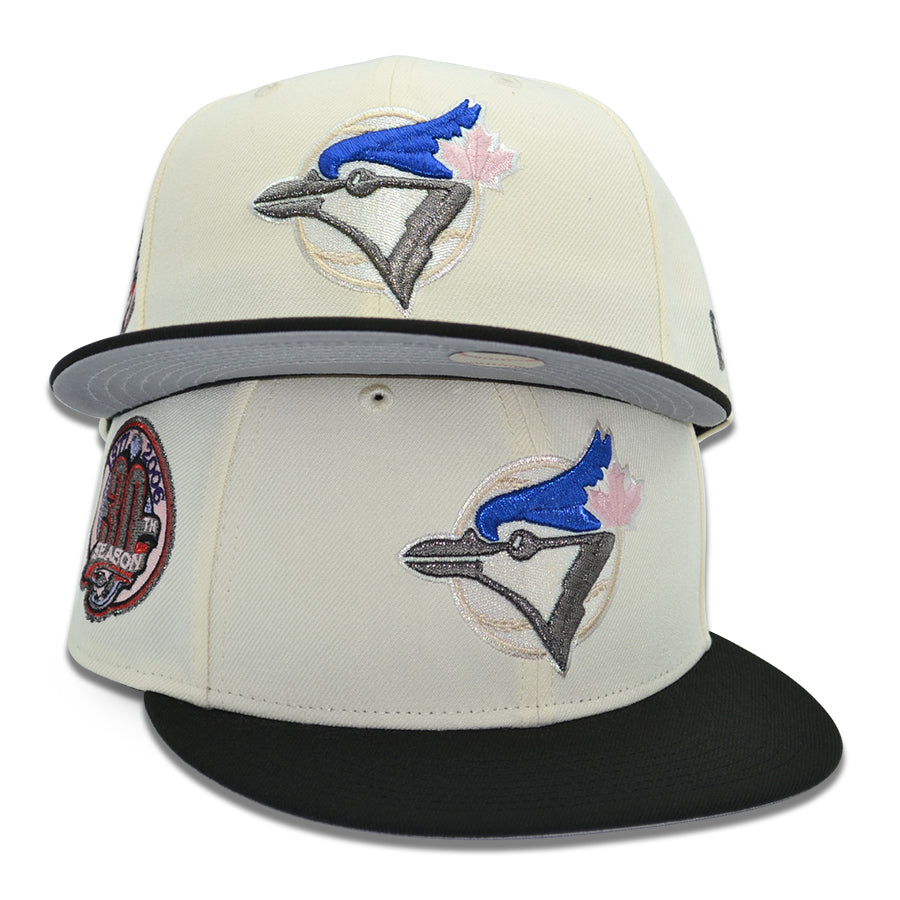 Toronto Blue Jays "CERTIFIED LOVER BOY" Exclusive New Era 59Fifty Fitted Hat - Chrome/Black