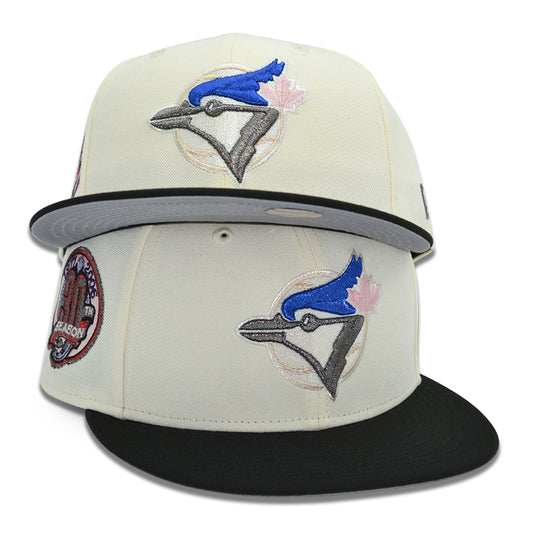 Toronto Blue Jays "CERTIFIED LOVER BOY" Exclusive New Era 59Fifty Fitted Hat - Chrome/Black