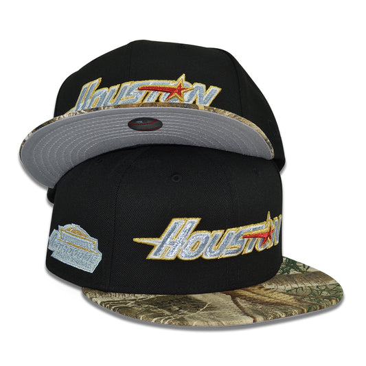 Houston Astros "BLACK FRIDAY REALTREE" Exclusive New Era 59Fifty Fitted Hat - Black/RealTree