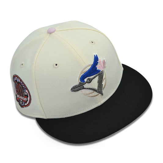 Toronto Blue Jays "CERTIFIED LOVER BOY" Exclusive New Era 59Fifty Fitted Hat - Chrome/Black