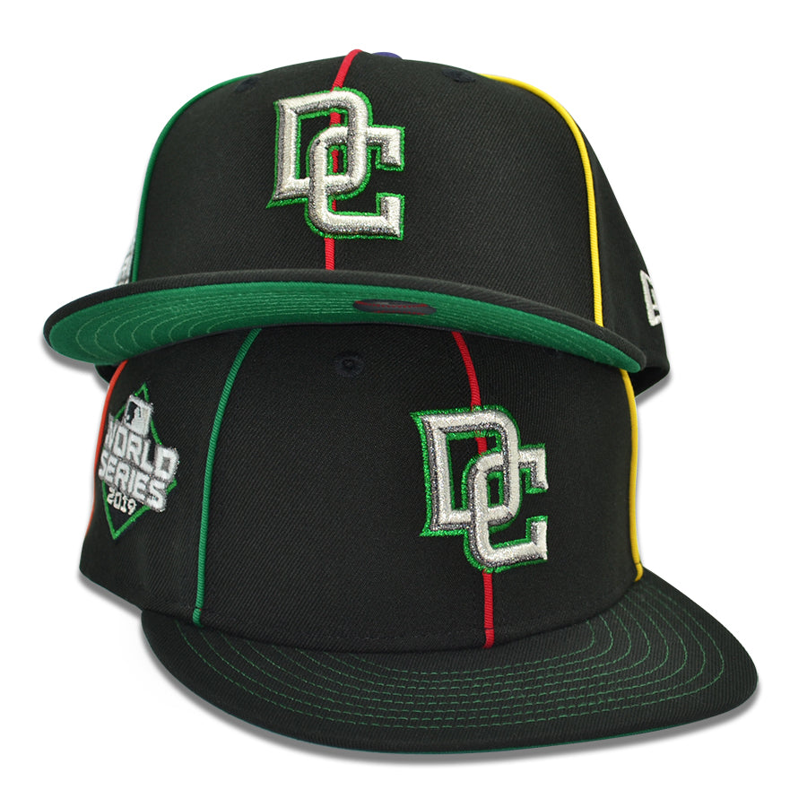 Washington Nationals DC "DISTRICT MUSE" Exclusive New Era 59Fifty Fitted Hat - Black