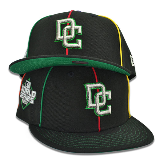 Washington Nationals DC "DISTRICT MUSE" Exclusive New Era 59Fifty Fitted Hat - Black