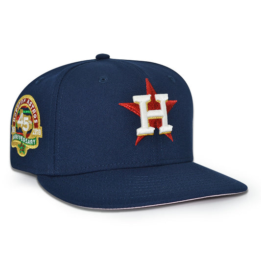 Houston Astros "BDAY DROP" Exclusive New Era 59Fifty Fitted Hat - Navy/Pinky UV