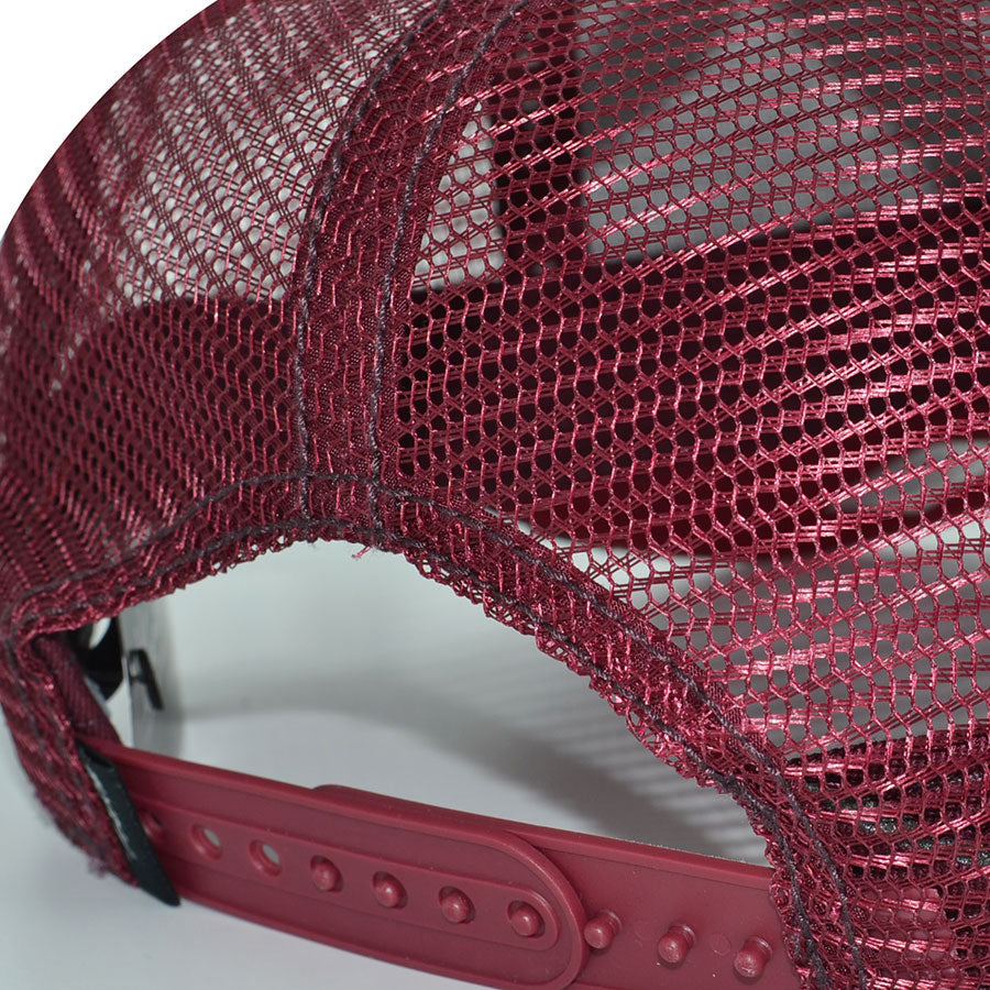 THE PANTHERS STRIKE Goorin Bros Mesh Trucker Snapback Hat - Maroon