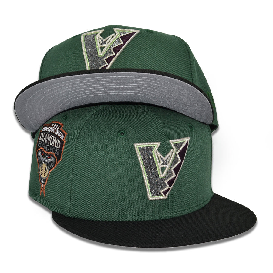 Arizona Diamondbacks "VAN HELSING" Exclusive New Era 59Fifty Fitted Hat - Mountain Pine/Black