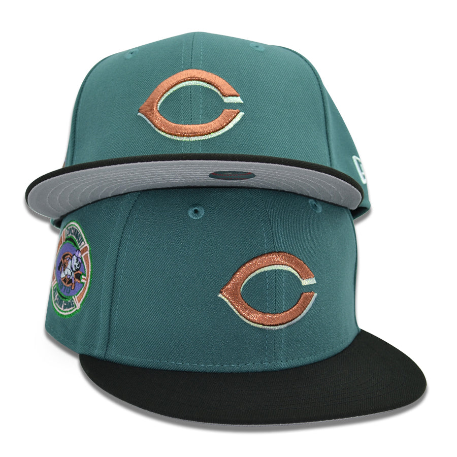 Cincinnati Reds "BABY CARTER" Exclusive New Era 59Fifty Fitted Hat - Pine Needle/Black