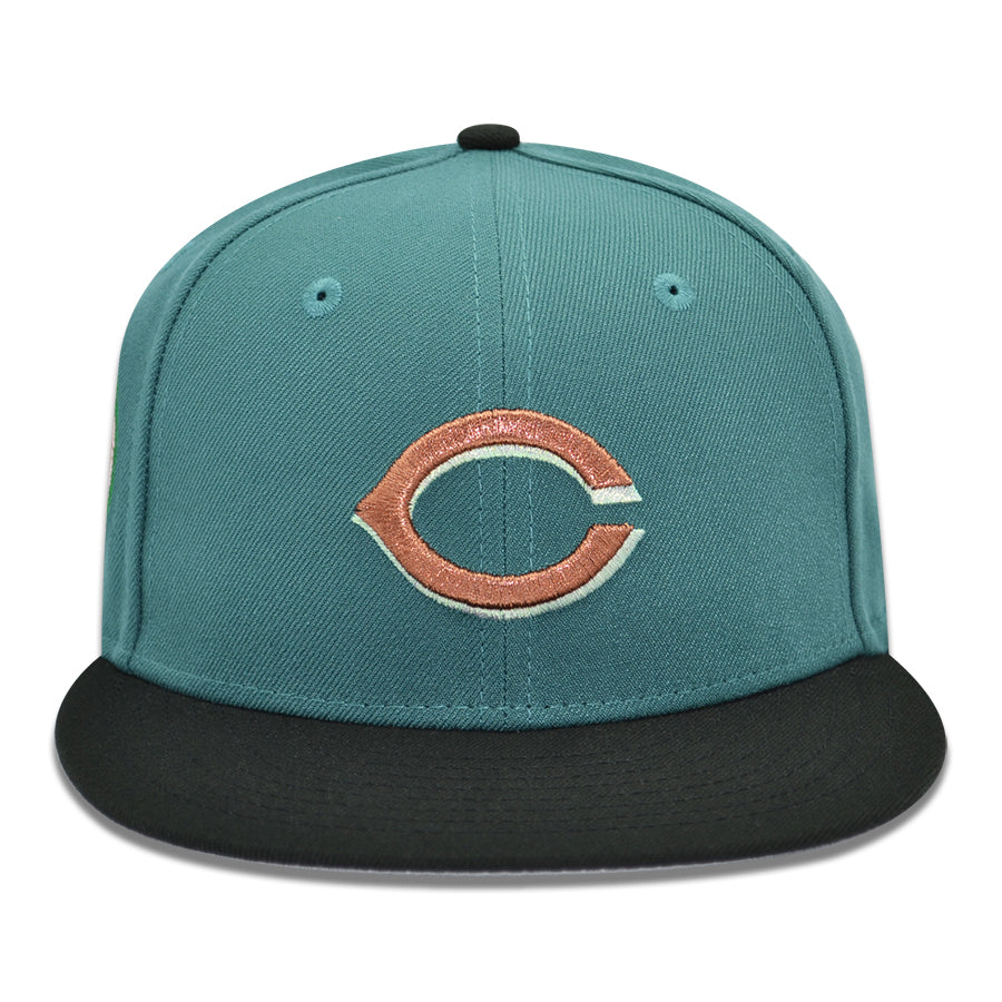 Cincinnati Reds "BABY CARTER" Exclusive New Era 59Fifty Fitted Hat - Pine Needle/Black