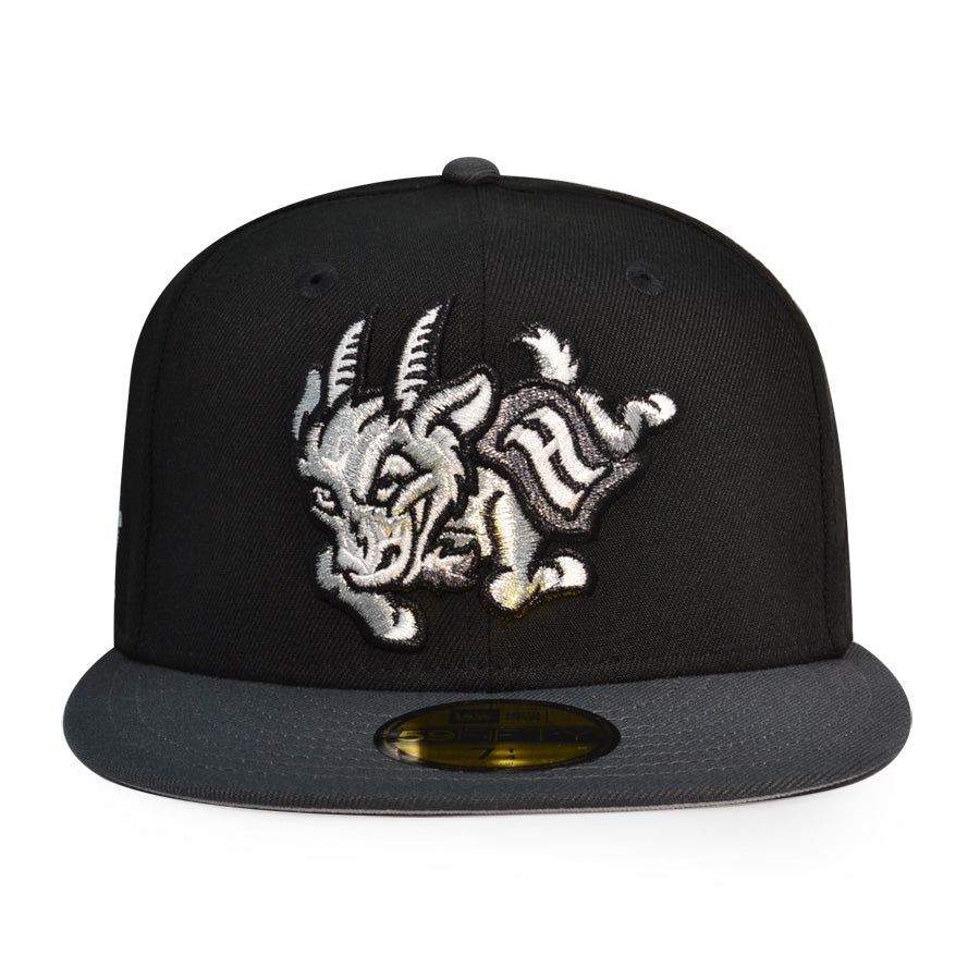 Hartford Yard Goats MILB Exclusive New Era 59Fifty Fitted Hat - Black/Gray