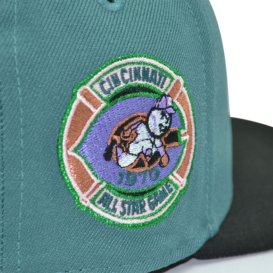 Cincinnati Reds "BABY CARTER" Exclusive New Era 59Fifty Fitted Hat - Pine Needle/Black