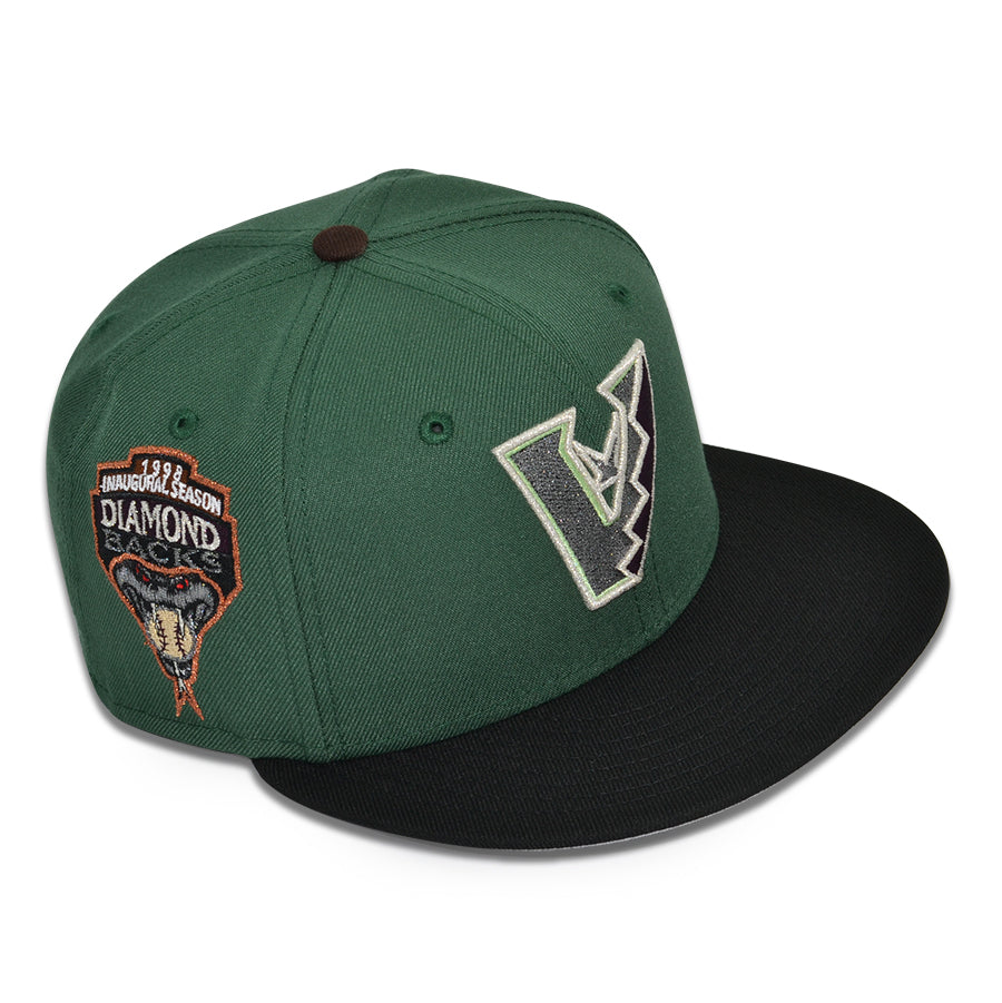 Arizona Diamondbacks "VAN HELSING" Exclusive New Era 59Fifty Fitted Hat - Mountain Pine/Black