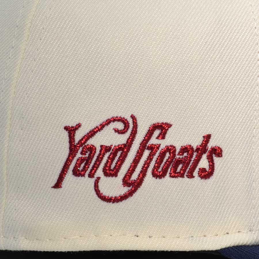Hartford Yard Goats MILB Exclusive New Era 59Fifty Fitted Hat - Chrome/Navy