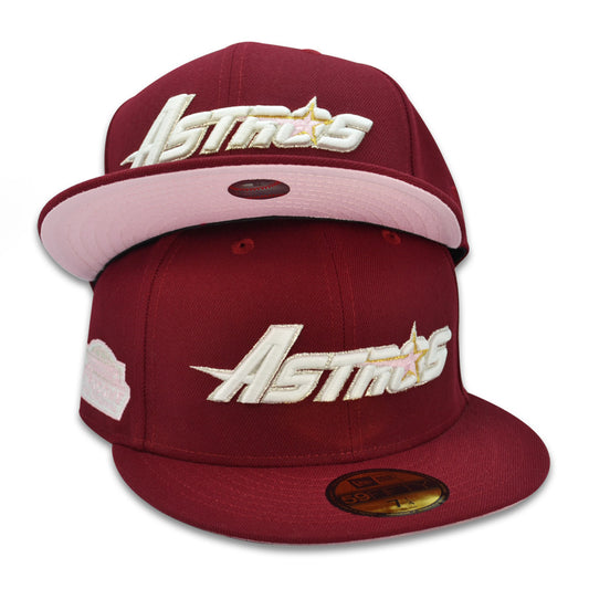 🚨PRE-ORDER ONLY🚨SHIPPING MID TO LATE MAY 2024! Houston Astros ASTRODOME Exclusive New Era 59Fifty Fitted Hat - Cupid Red/PInky UV
