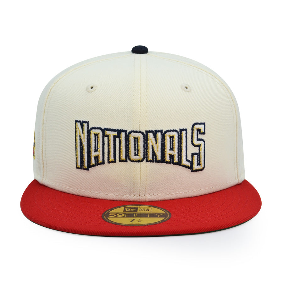 Washington Nationals 45 Years RFK Exclusive New Era 59Fifty Fitted Hat - Chrome/Red