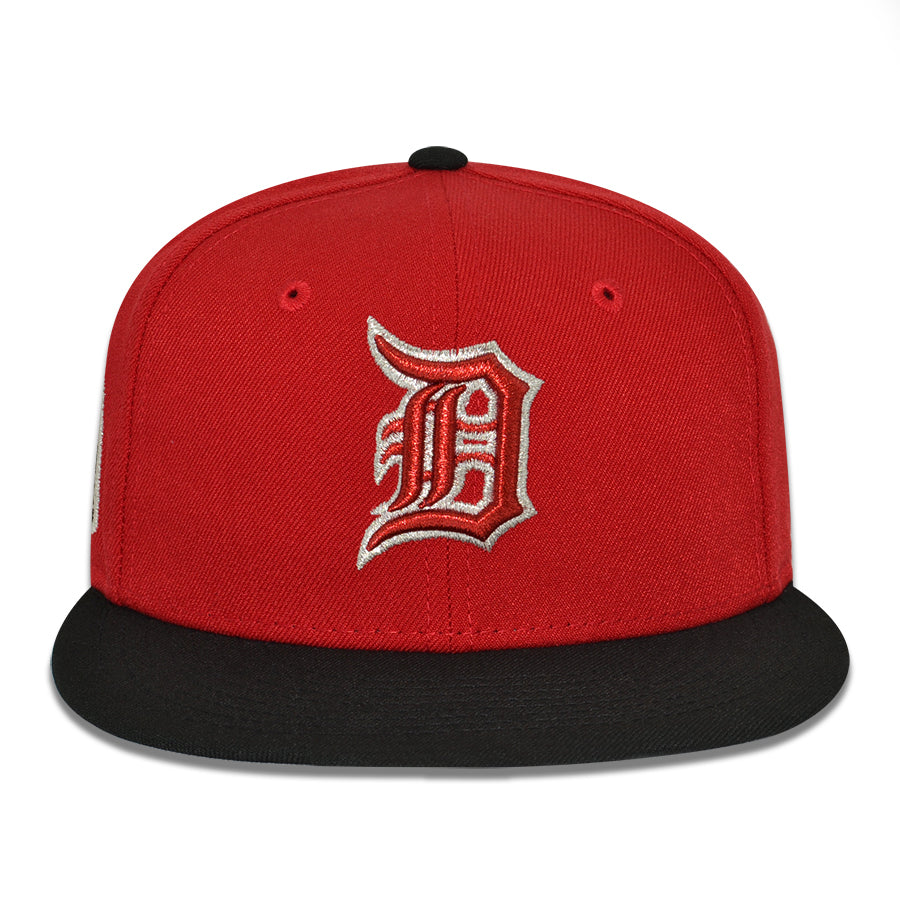 Detroit Tigers "FINALLY FAMOUS" Exclusive New Era 59Fifty Fitted Hat - Scarlet/Black