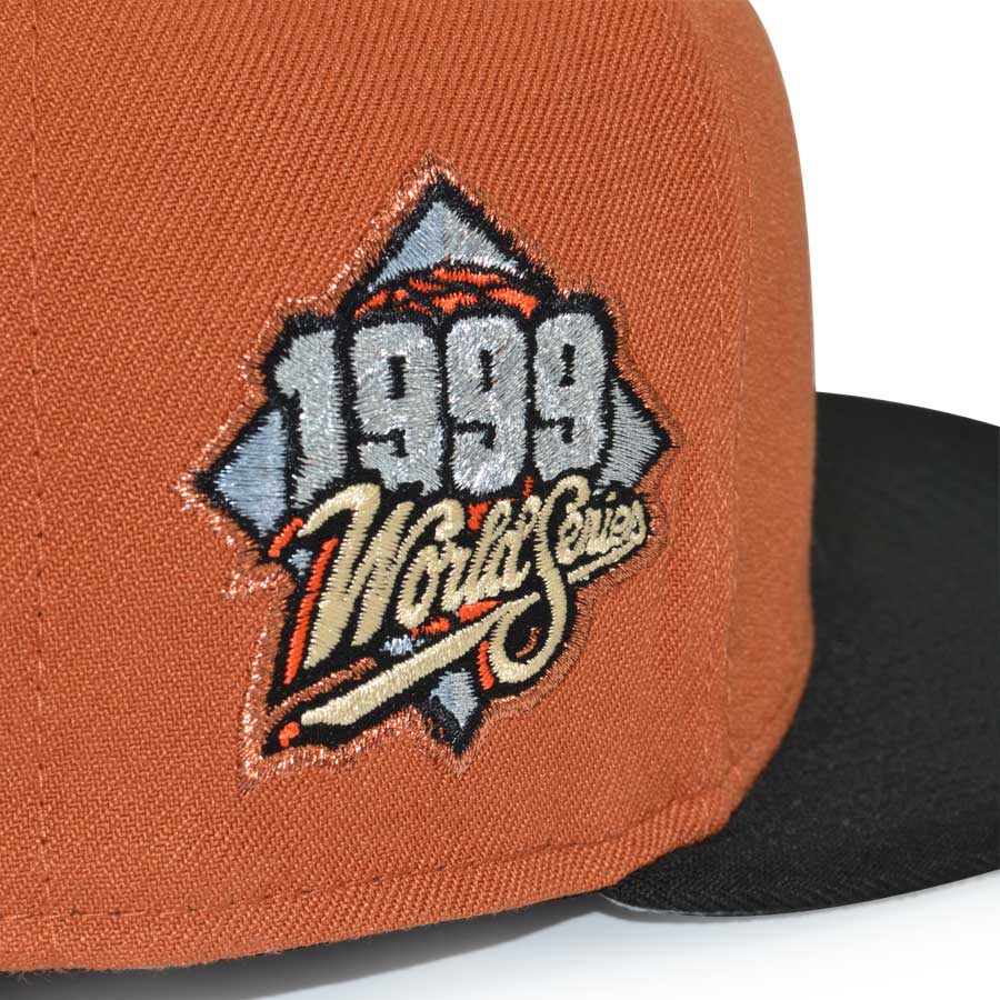 Atlanta Braves "NO TICKETS, NO SKATES" Exclusive New Era 59Fifty Fitted Hat - Rust/Black