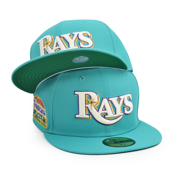 Tampa Bay Rays TROPICANA FIELD Exclusive New Era 59Fifty Fitted Hat - Teal