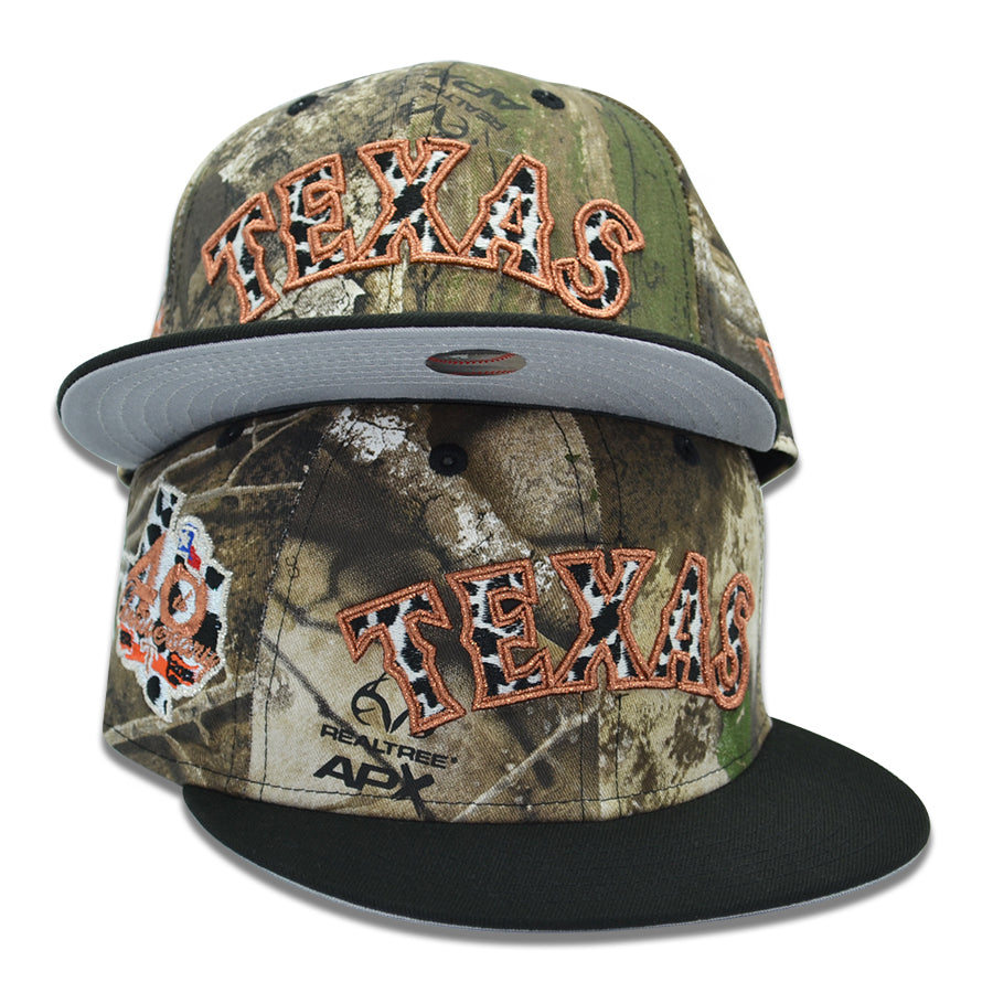 Texas Rangers "THE TIMBERS 1.5" Exclusive New Era 59Fifty Fitted Hat - Apex Real Tree/Black