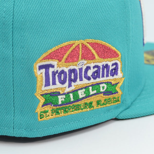 Tampa Bay Rays TROPICANA FIELD Exclusive New Era 59Fifty Fitted Hat - Teal