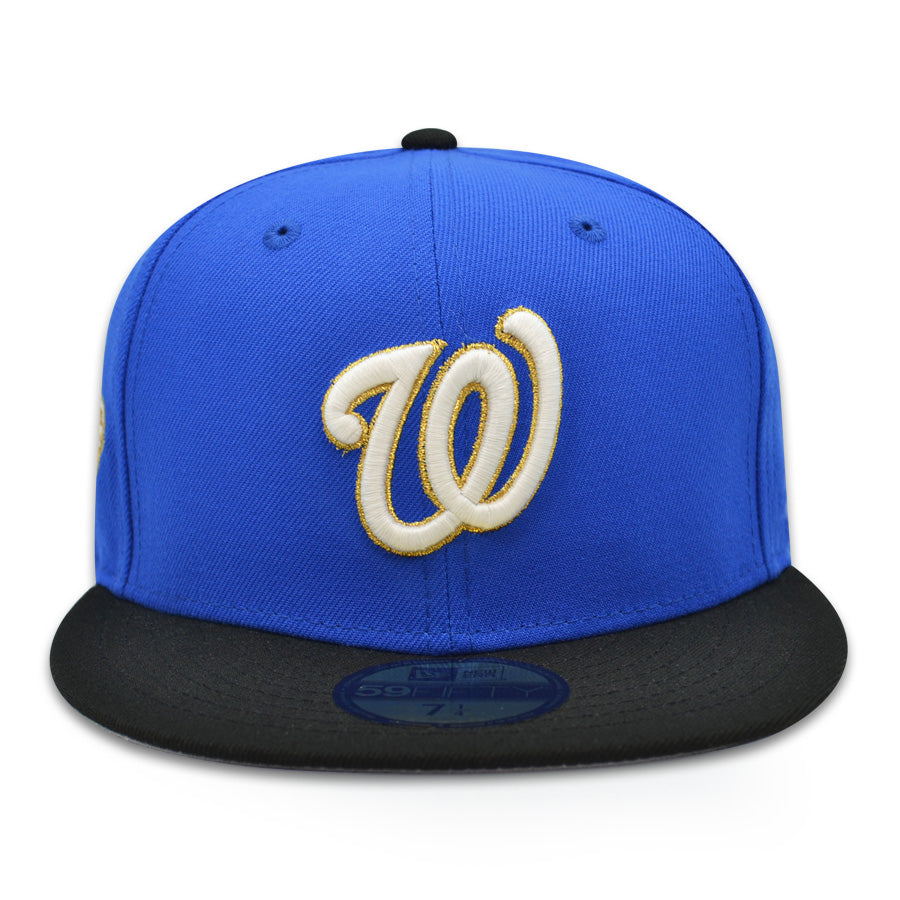 Washington Nationals 2019 WORLD SERIES Exclusive New Era 59Fifty Fitted Hat - Fresh Blue/Black