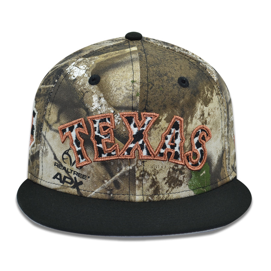 Texas Rangers "THE TIMBERS 1.5" Exclusive New Era 59Fifty Fitted Hat - Apex Real Tree/Black