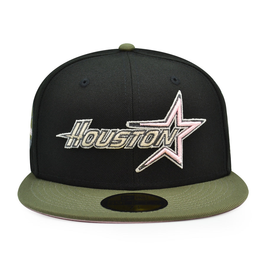 Houston Astros 35 YEARS Exclusive New Era 59Fifty Fitted Hat - Black/Olive