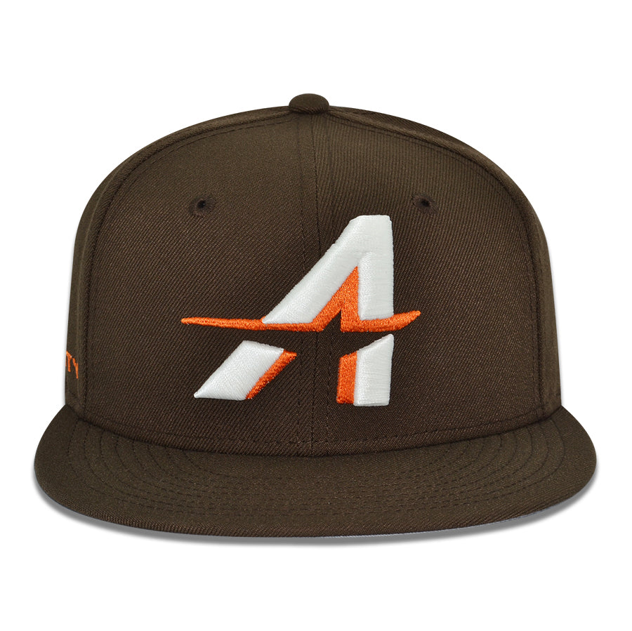 Houston Astros "CYBER CITY CONNECT" Exclusive New Era 59Fifty Fitted Hat - Walnut